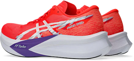 Shop ASICS Magic Speed 4 寬楦跑鞋 閃耀紅/白 1011B873-600