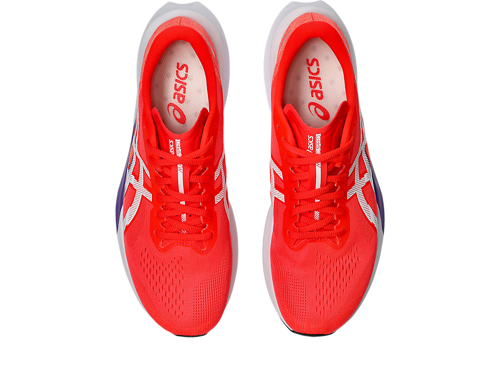 Sizing ASICS Magic Speed 4 Large Running Rouge/Blanc Chaussures 1011B873-600