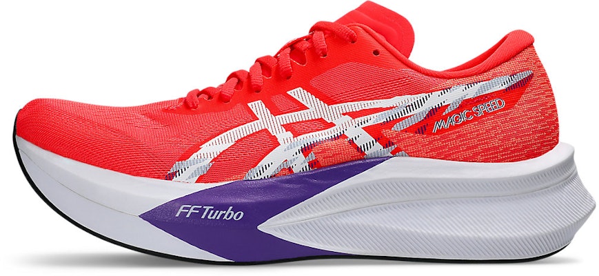 ASICS Magic Speed 4 Wide Running Shoes Flash Red/White 1011B873-600 Cheap ASICS Magic Speed 4 Wide Running Shoes Flash Red/White 1011B873-600