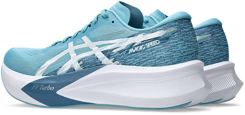 ASICS MAGIC SPEED 4 Wide Running Shoes Stillwater/White 1011B873-402 Lookbook ASICS MAGIC SPEED 4 Wide Running Shoes Stillwater/White 1011B873-402