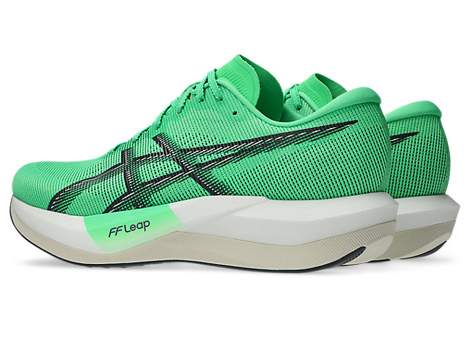 Shop ASICS MAGIC SPEED 5 Sepatu Lari Hijau Vital/Abu Carrier 1013A183-300