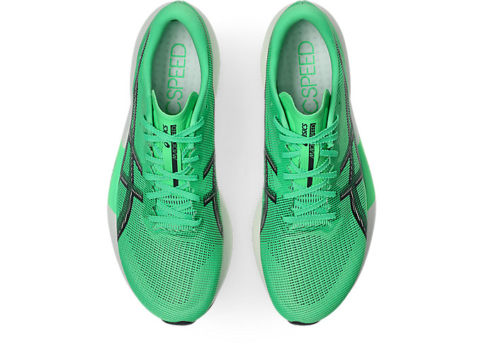 Sizing ASICS MAGIC SPEED 5 Sepatu Lari Hijau Vital/Abu Carrier 1013A183-300