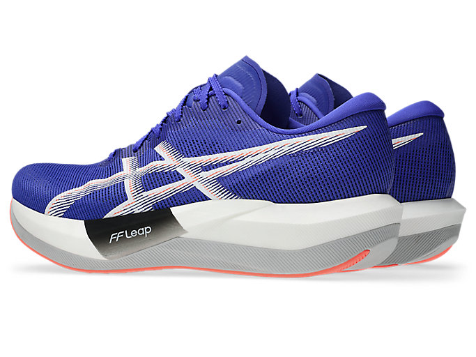 Shop ASICS MAGIC SPEED 5 宽版跑鞋 深蓝爆裂/白色 1013A184-400