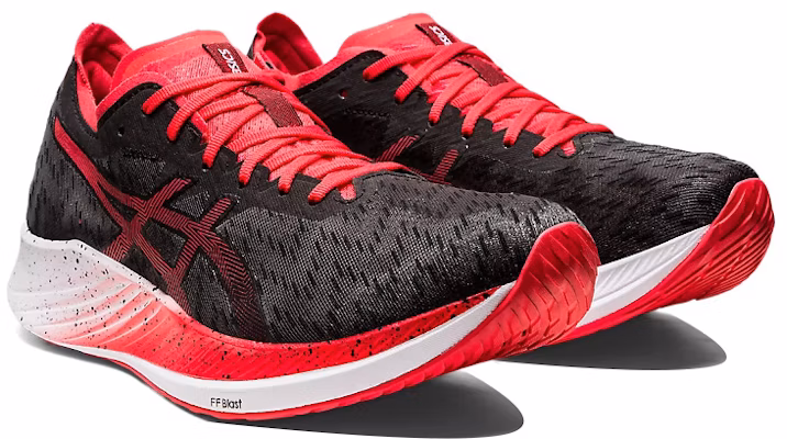 ASICS Magic Speed Running Shoes 'Black Electric Red' 1011B432-001 Lookbook ASICS Magic Speed Running Shoes 'Black Electric Red' 1011B432-001