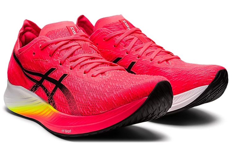 Lookbook Asics 魔力速度 1.0 舒適 運動 防滑 低筒 跑步鞋 男款 紅色