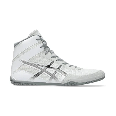 ASICS Matcontrol 3 Wrestling Shoes White/Gunmetal