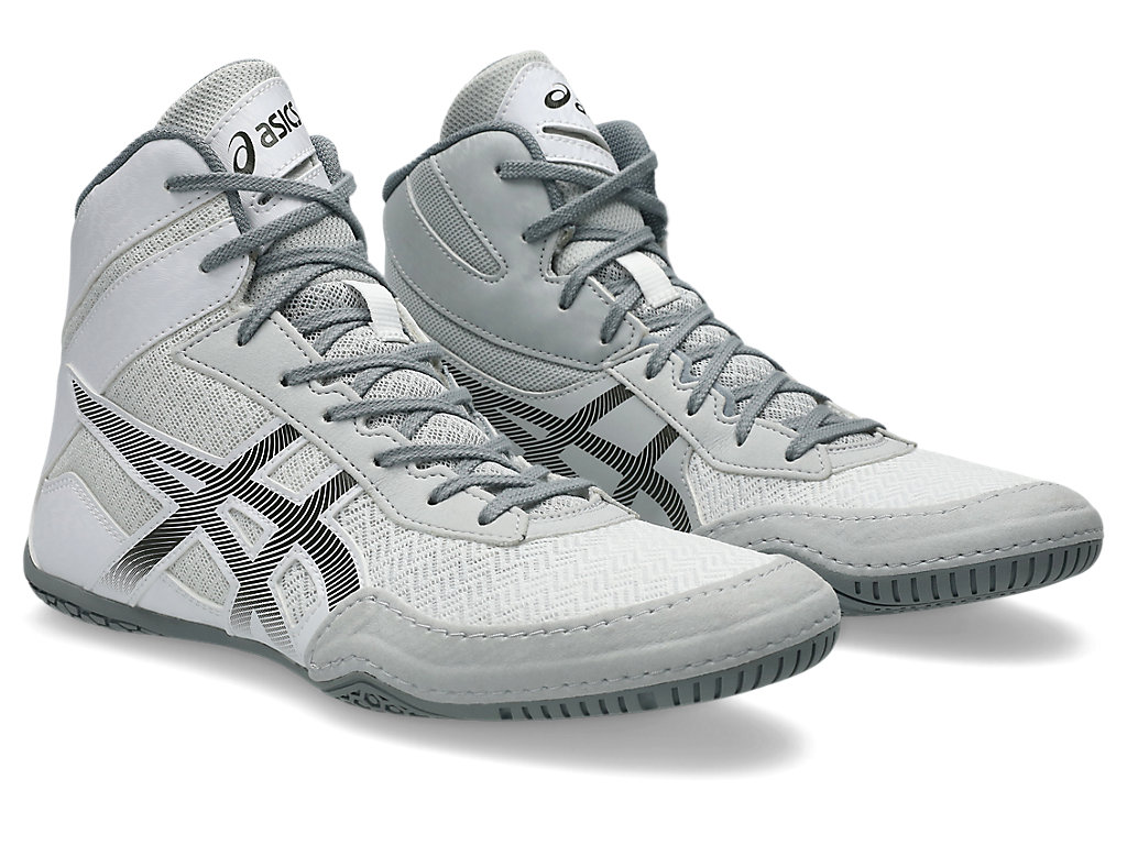 Lookbook ASICS Matcontrol 3摔跤鞋 白色/枪金属色 1081A053-102