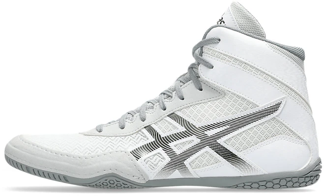 ASICS Matcontrol 3摔跤鞋 白色/枪金属色 1081A053-102 1