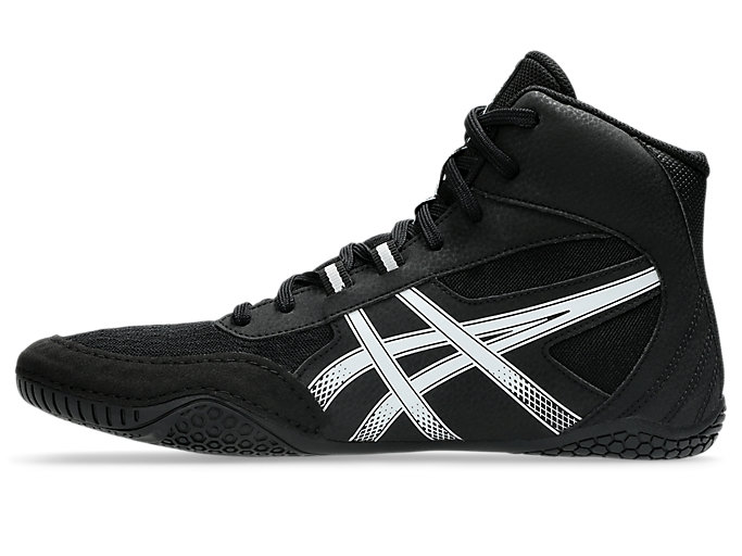 Shop ASICS Matcontrol 4 Chaussures de Lutte Noir/Blanc 1081A069-001