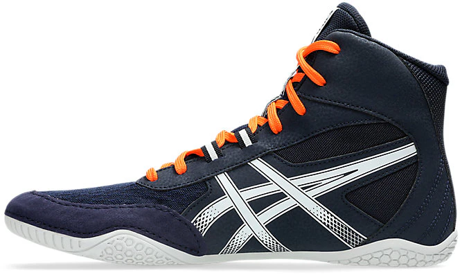 ASICS Matcontrol 4摔跤鞋 午夜蓝/白 1081A069-400 Shop ASICS Matcontrol 4摔跤鞋 午夜蓝/白 1081A069-400