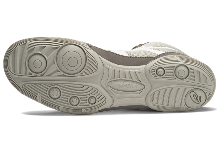 Shop Asics Matflex 5 耐磨防滑 高筒 訓練鞋 男款 灰色