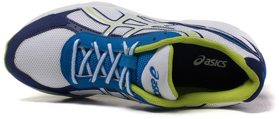 ASICS Maverick 2 Sport Shoes White/Blue/Yellow T20XQ-0101 Order ASICS Maverick 2 Sport Shoes White/Blue/Yellow T20XQ-0101