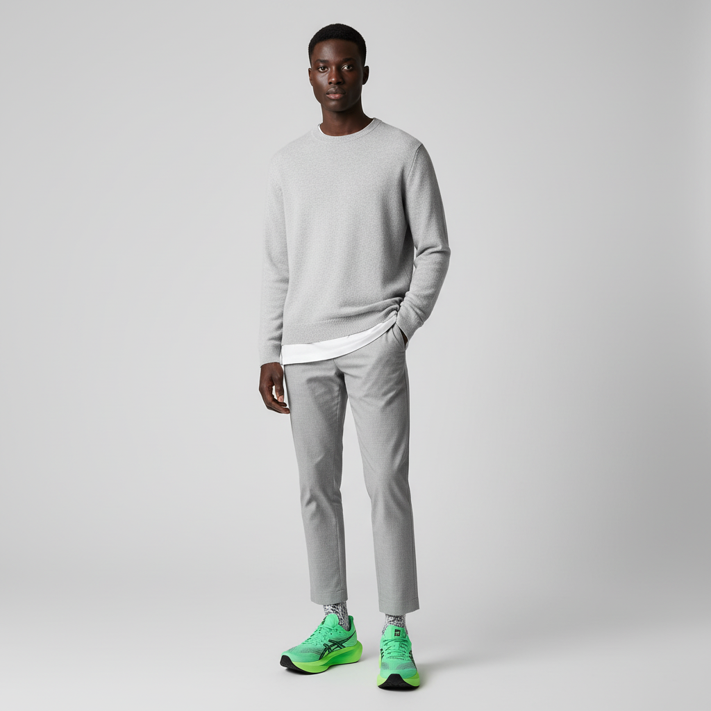 Lookbook 아식스 메가블라스트 바이탈 그린 블랙 1013A170-300