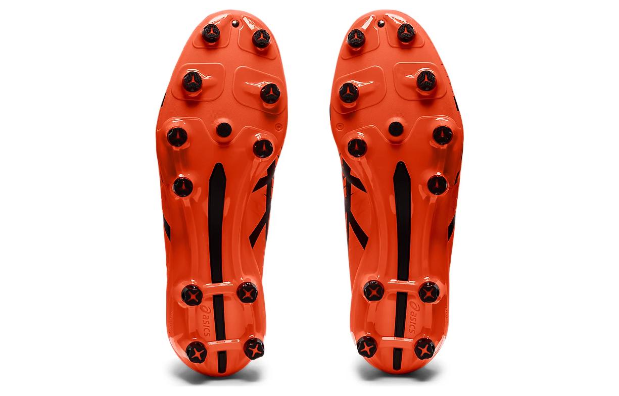 Sizing Asics Menace 4 人造草皮 耐磨通風 足球鞋 橙黑