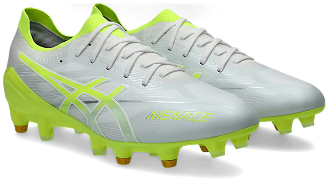 ASICS Menace 5 Hybrid Football Boots White/Safety Yellow 1111A272-103 Lookbook ASICS Menace 5 Hybrid Football Boots White/Safety Yellow 1111A272-103