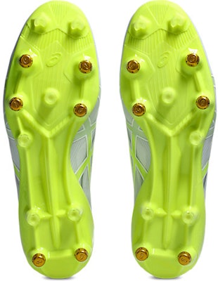 Botas de Fútbol Híbridas ASICS Menace 5 Blanco/Amarillo Seguridad. 1111A272-103 Sizing Botas de Fútbol Híbridas ASICS Menace 5 Blanco/Amarillo Seguridad. 1111A272-103