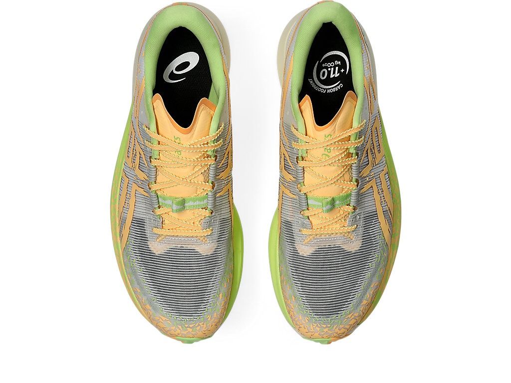 Details for ASICS METAFUJI Sepatu Lari Trail Cream/Orange Glow 1013A141-100