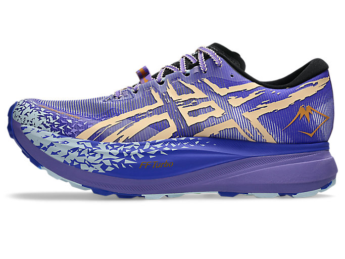 Cheap 亚瑟士Metafujiflight越野跑鞋蓝色/杏橙配色 1013A141-400