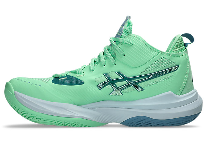 Shop Zapatillas de Voleibol ASICS METARISE 2 Mentol/Azul Saba 1051A089-300