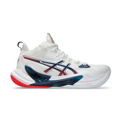 ASICS METARISE 2 Volleyball Shoes White/Mako Blue