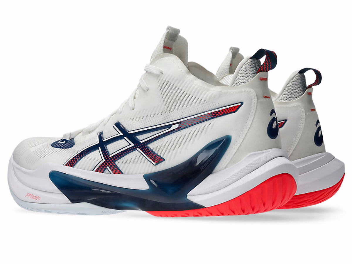 ASICS METARISE 2 Volleyball Shoes White/Mako Blue