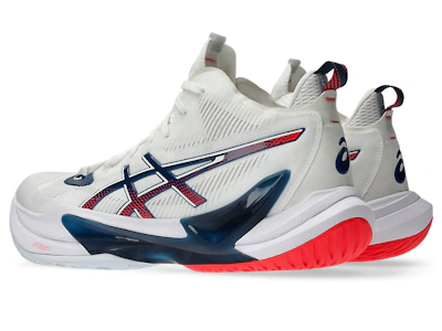 ASICS METARISE 2 Volleyball Shoes White/Mako Blue
