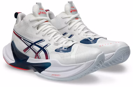 Lookbook Zapatillas de Voleibol ASICS METARISE 2 Blanco/Azul Mako 1051A089-101