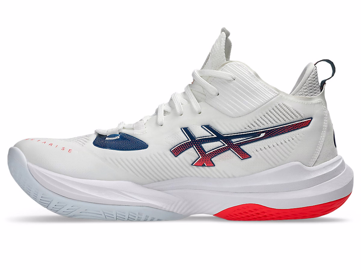 ASICS METARISE 2 Volleyball Shoes White/Mako Blue