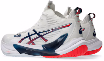 Shop Zapatillas de Voleibol ASICS METARISE 2 Blanco/Azul Mako 1051A089-101