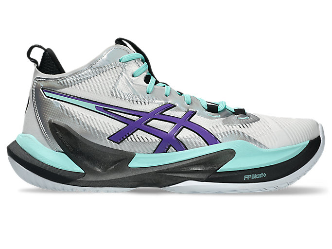 ASICS METARISE 2 Volleyball Shoes White/Radiant Amethyst 1051A104-100