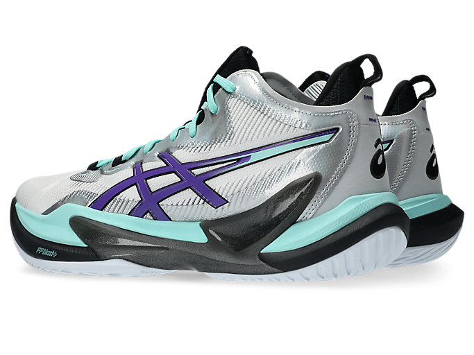 Lookbook Kasut Bola Tampar ASICS METARISE 2 Putih/Amethyst Radiant 1051A104-100