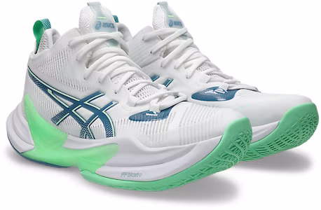 Lookbook ASICS Metarise 2 Volleybalschoenen Wit/Saba Blauw 1051A089-102