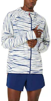 ASICS Metarun Shibori Waterproof Jacket Beige/Blue Lightweight Breathable 2011D124-200 ASICS Metarun Shibori Waterproof Jacket Beige/Blue Lightweight Breathable 2011D124-200