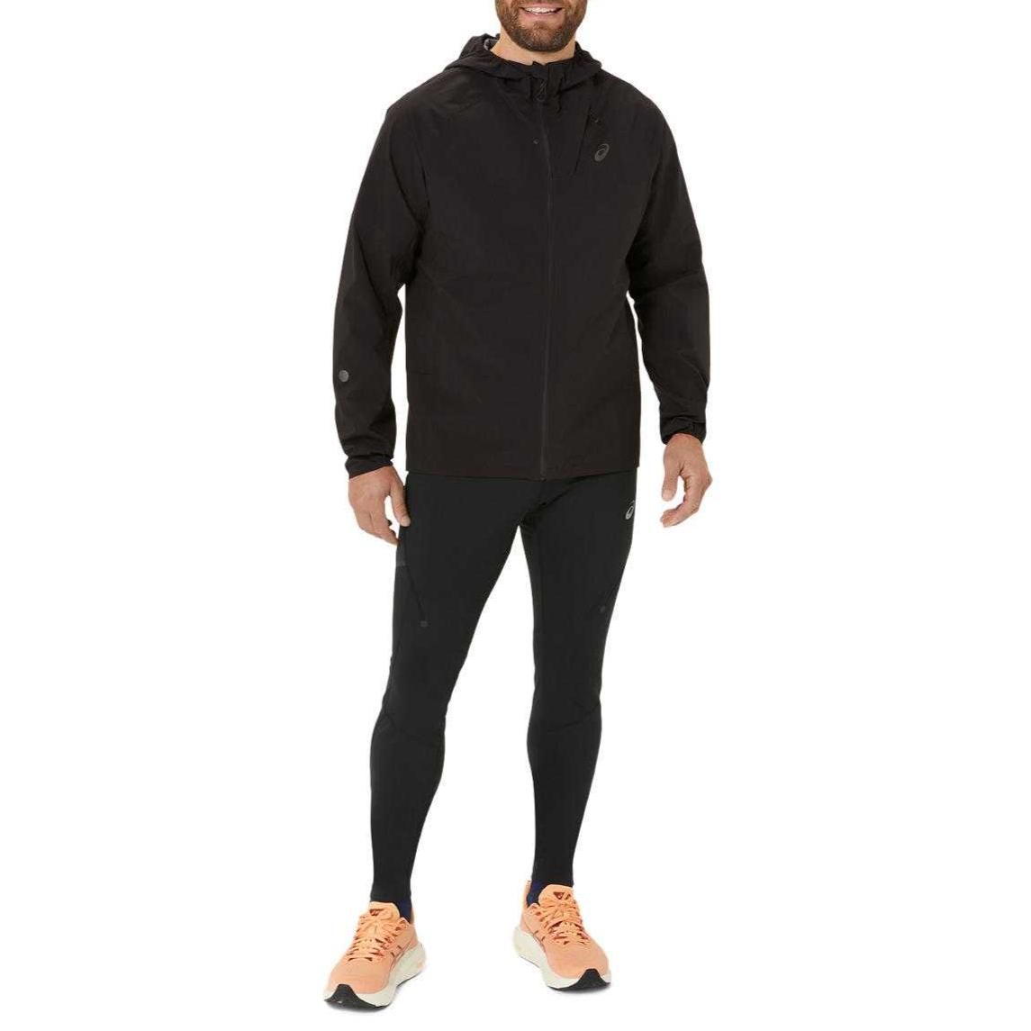 Purchase ASICS Metarun 防水透气连帽夹克 黑色 2011D121-001