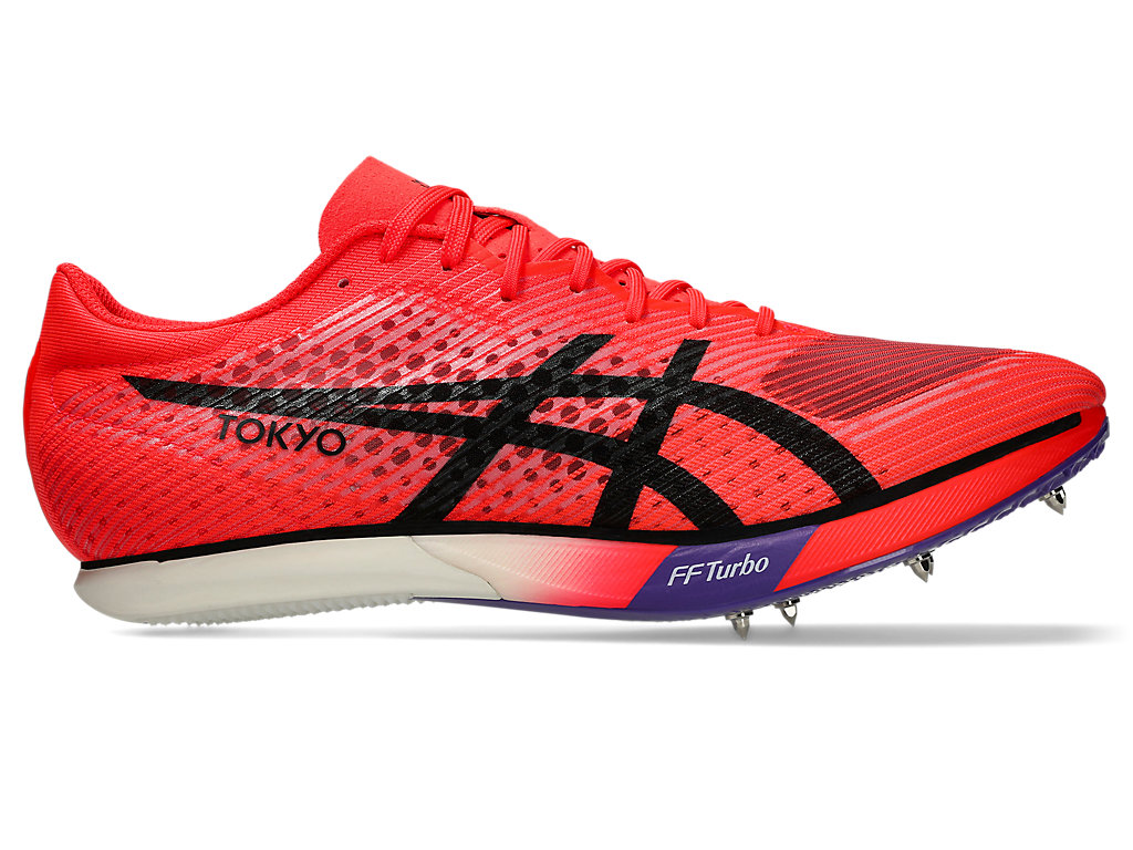 ASICS Metaspeed MD Running Shoes Flash Red/Black 1093A265-600