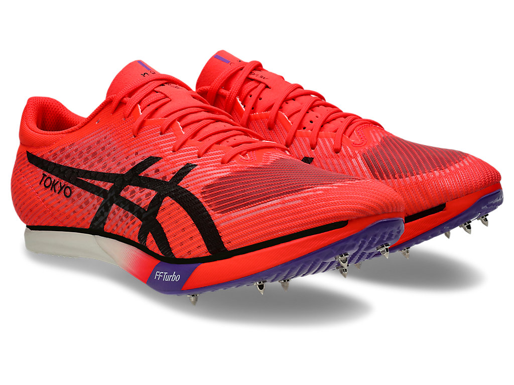Order ASICS Metaspeed MD Zapatillas para Correr Rojo Flash/Negro 1093A265-600