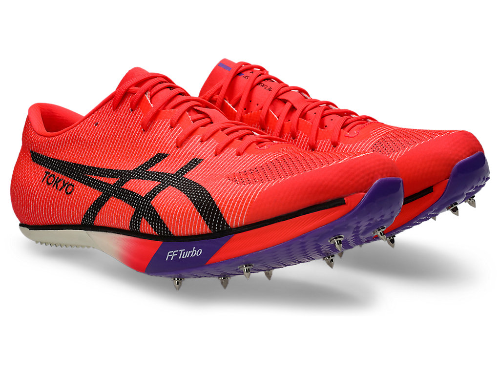 Order 亚瑟士 METASPEED Sky Plus 2 跑鞋 闪亮红/黑 1093A234-600