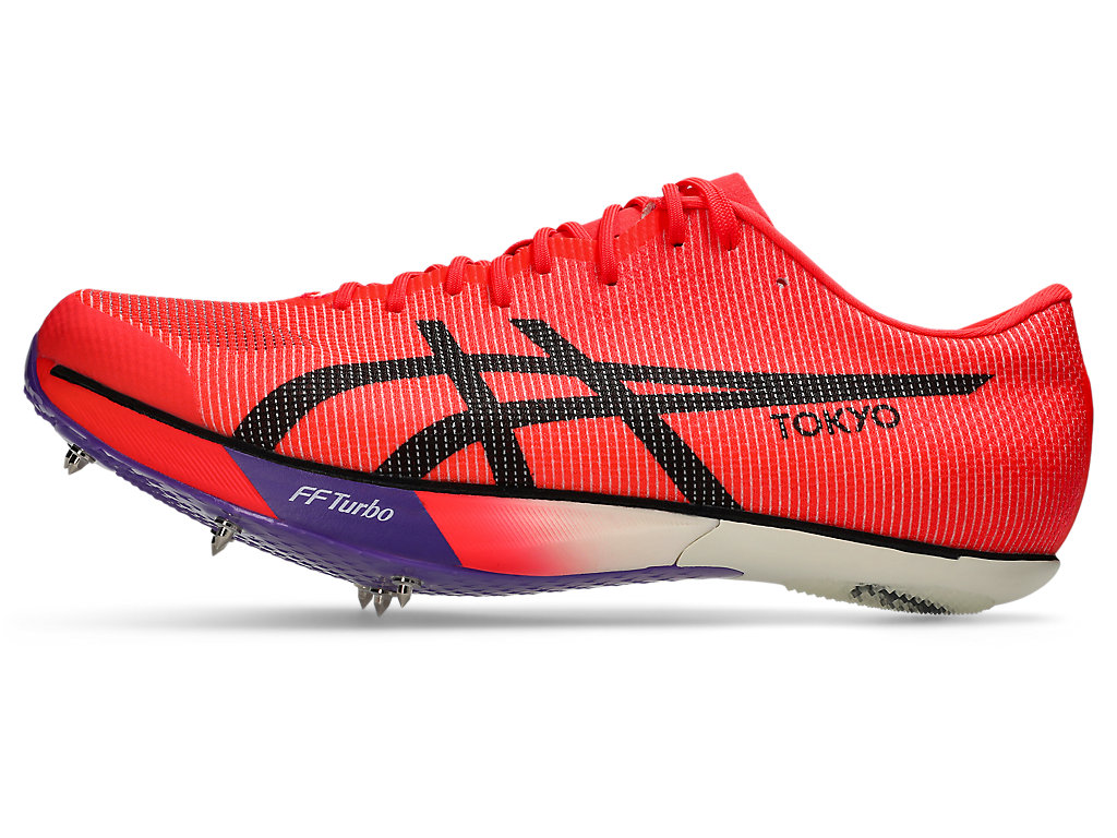 Cheap 亚瑟士 METASPEED Sky Plus 2 跑鞋 闪亮红/黑 1093A234-600