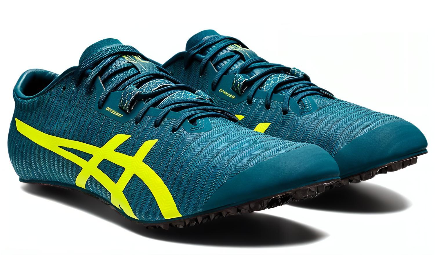 Lookbook アシックス メタスプリント ベルベットパイン/セーフティイエロー 1093A153-300 1093A153-300
