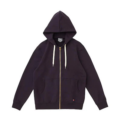 ASICS MJ Knit Full-Zip Hoodie Jacket - Solid Color in Deep Purple 2191A308-400