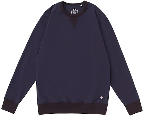 ASICS MJ Stretch Woven Pullover Sweatshirt Navy Blue Casual Top 2191A307-400 Buy ASICS MJ Stretch Woven Pullover Sweatshirt Navy Blue Casual Top 2191A307-400