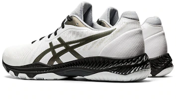 Shop Asics Netburner Ballistic Ff 2 低筒 復古籃球鞋 男女皆宜 白色