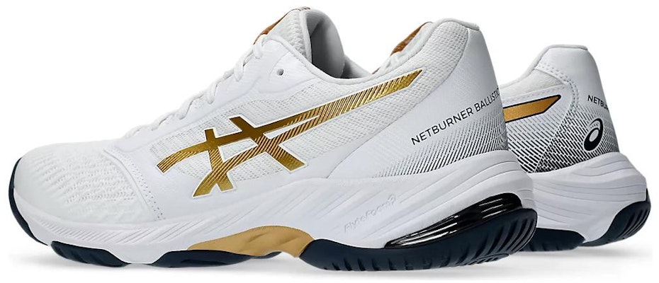 ASICS Netburner Ballistic FF 3 'Putih Emas Murni' 1051A073-104 Shop ASICS Netburner Ballistic FF 3 'Putih Emas Murni' 1051A073-104