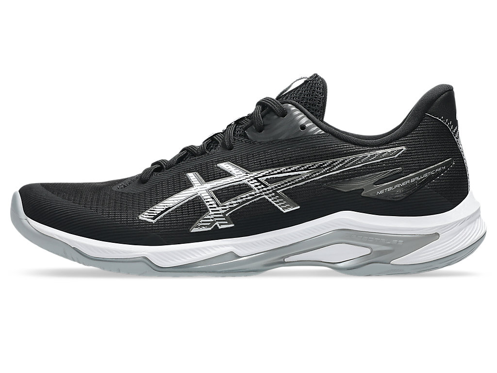 Cheap ASICS Netburner Ballistic FF 4 Sepatu Court Hitam/Putih 1053A070-001