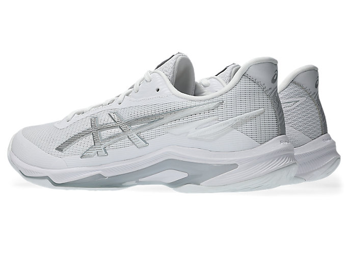 Lookbook ASICS Netburner Ballistic FF 4 網球鞋 白色/純銀色 1053A070-105