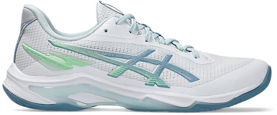Asics Netburner Ballistic FF 4 排球鞋 白色/Saba 藍色室內球場鞋 1053A070-102 Buy Asics Netburner Ballistic FF 4 排球鞋 白色/Saba 藍色室內球場鞋 1053A070-102