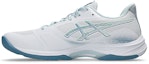 Shop Asics Netburner Ballistic FF 4 排球鞋 白色/Saba 藍色室內球場鞋 1053A070-102