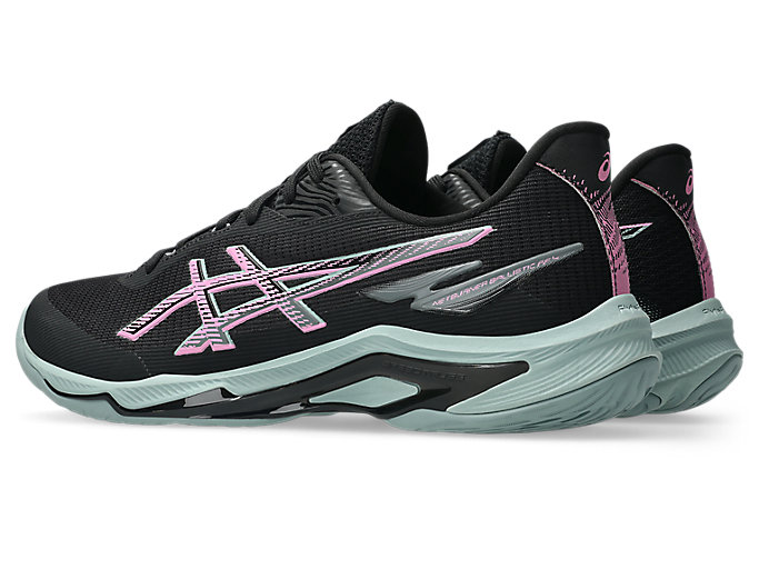 Lookbook ASICS Netburner Ballistic FF 4 排球鞋 黑色/泡泡糖粉 1051A088-002