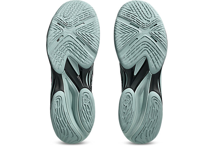 Sizing ASICS Netburner Ballistic FF 4 排球鞋 黑色/泡泡糖粉 1051A088-002