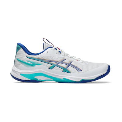 ASICS Netburner Ballistic FF 4 Volleyball Shoes White/Asics Blue